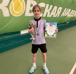 Швецов Даниил занял III место на "Кубке Московской академии тенниса"!