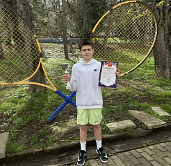 Поздравляем!!!  Шувалов Данила-2 м! РТТ Первенство ТЦ "Горизонт" Ю до 15 лет. Категория 3Б.