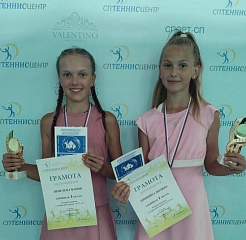 Прошина Полина и Шмелева Мария заняли I место в парном турнире "Золотые купола"
