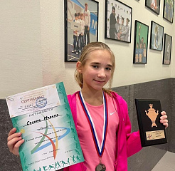 Селина Марина заняла III место в турнире РТТ «Осеннее первенство Тульской области»!