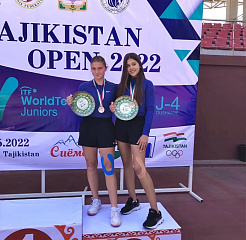 Болотова Полина заняла II место в парном разряде  ITF J4 «Tajikistan open 2022»!